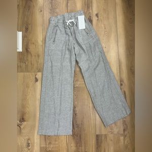 NWT Athleta Cabo Linen wide leg pant!